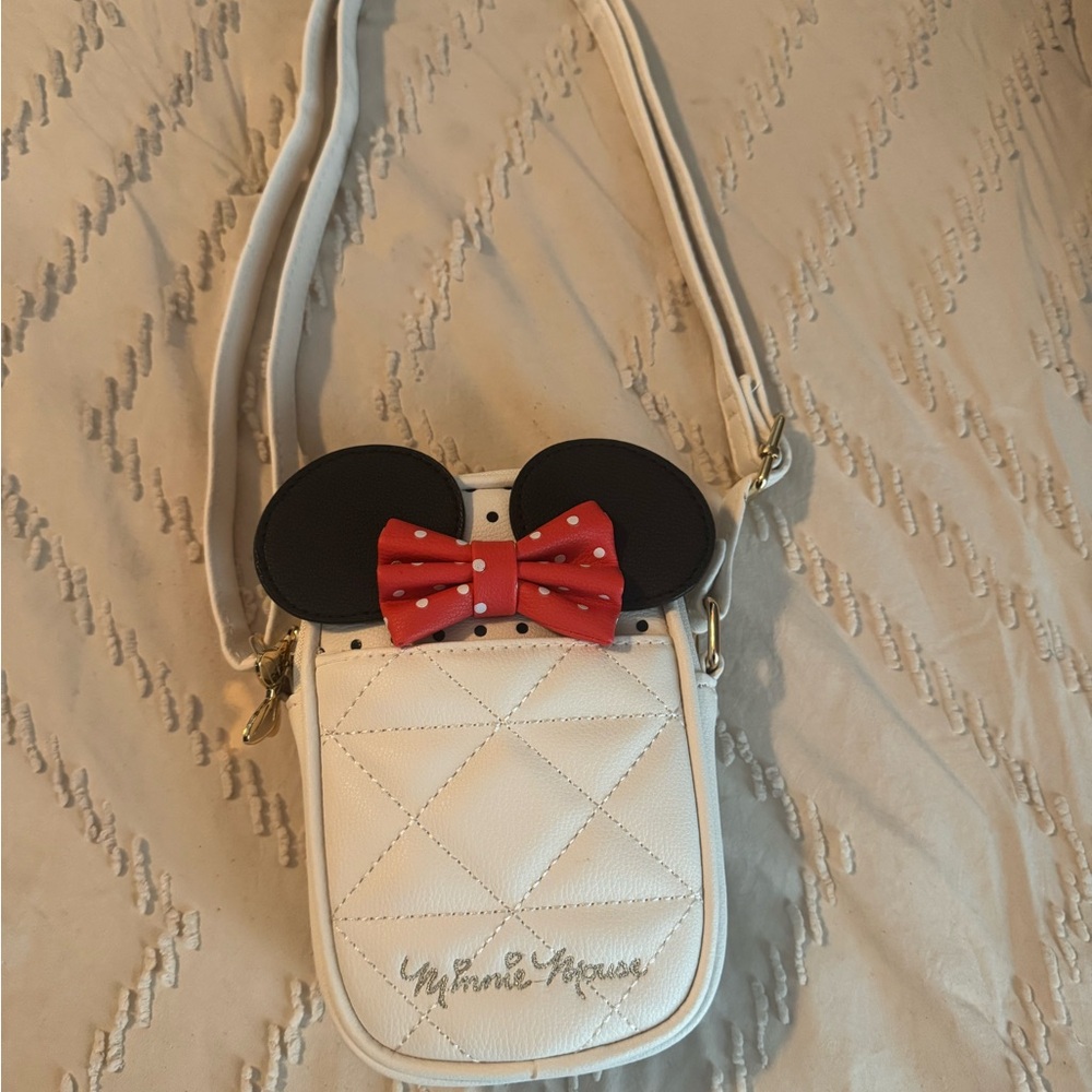 PRIMARK White Crossbody Bag with Minnie Mouse Design